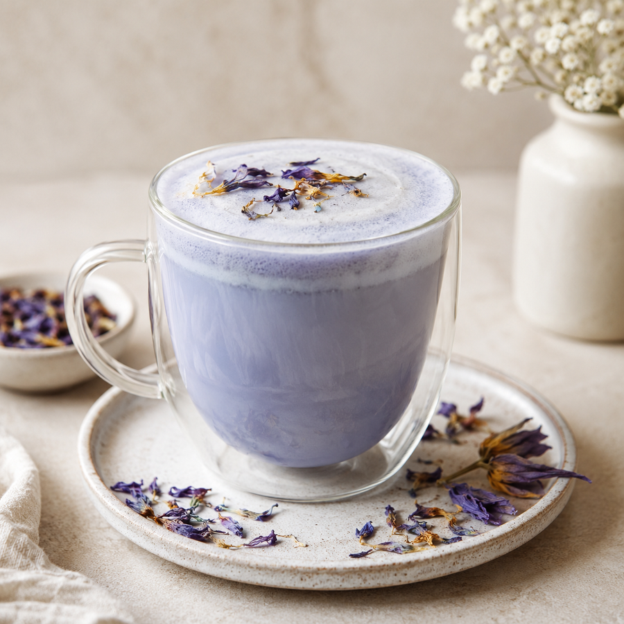 Blue Lotus Tea Latte