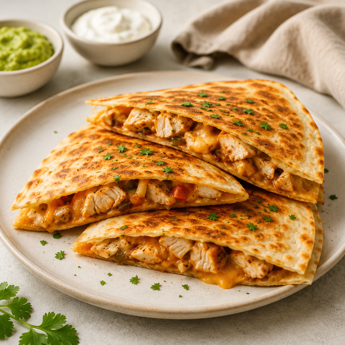 Chicken Quesadilla at Renew at Raspitality
